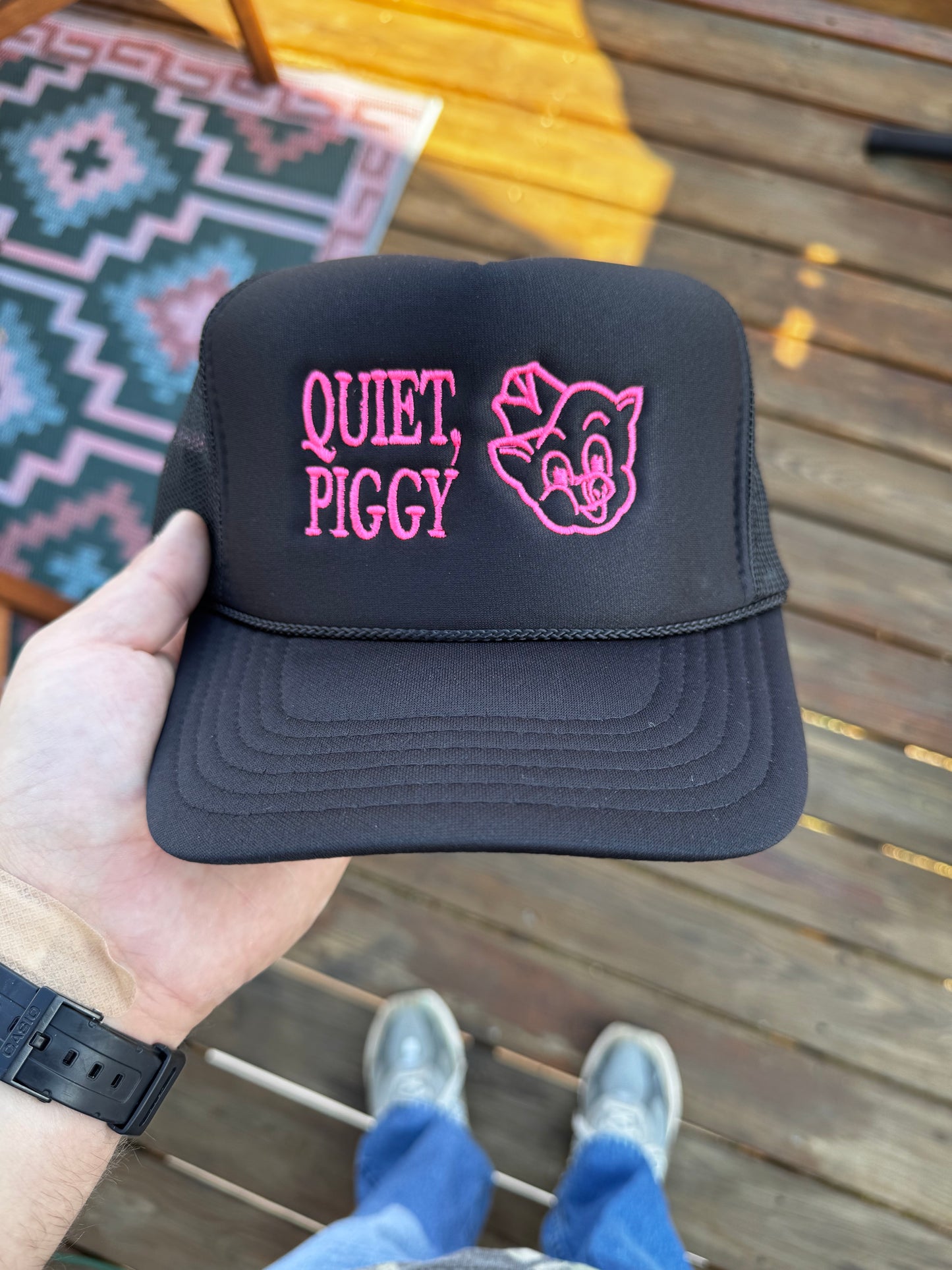 Quiet, Piggy x Piggly Wiggly (BLACK, NEON)