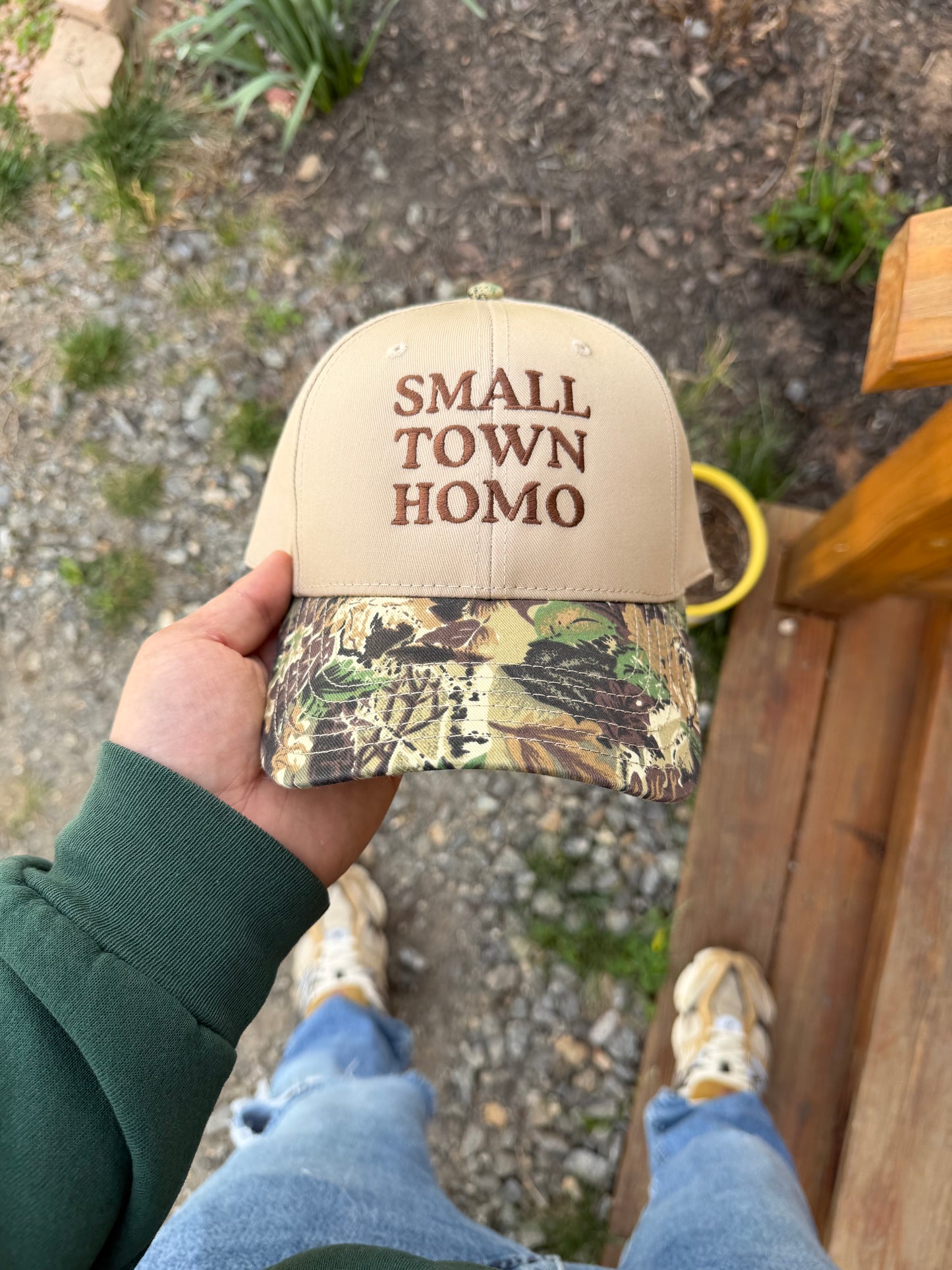 Small Town Homo (Tan/Camo)