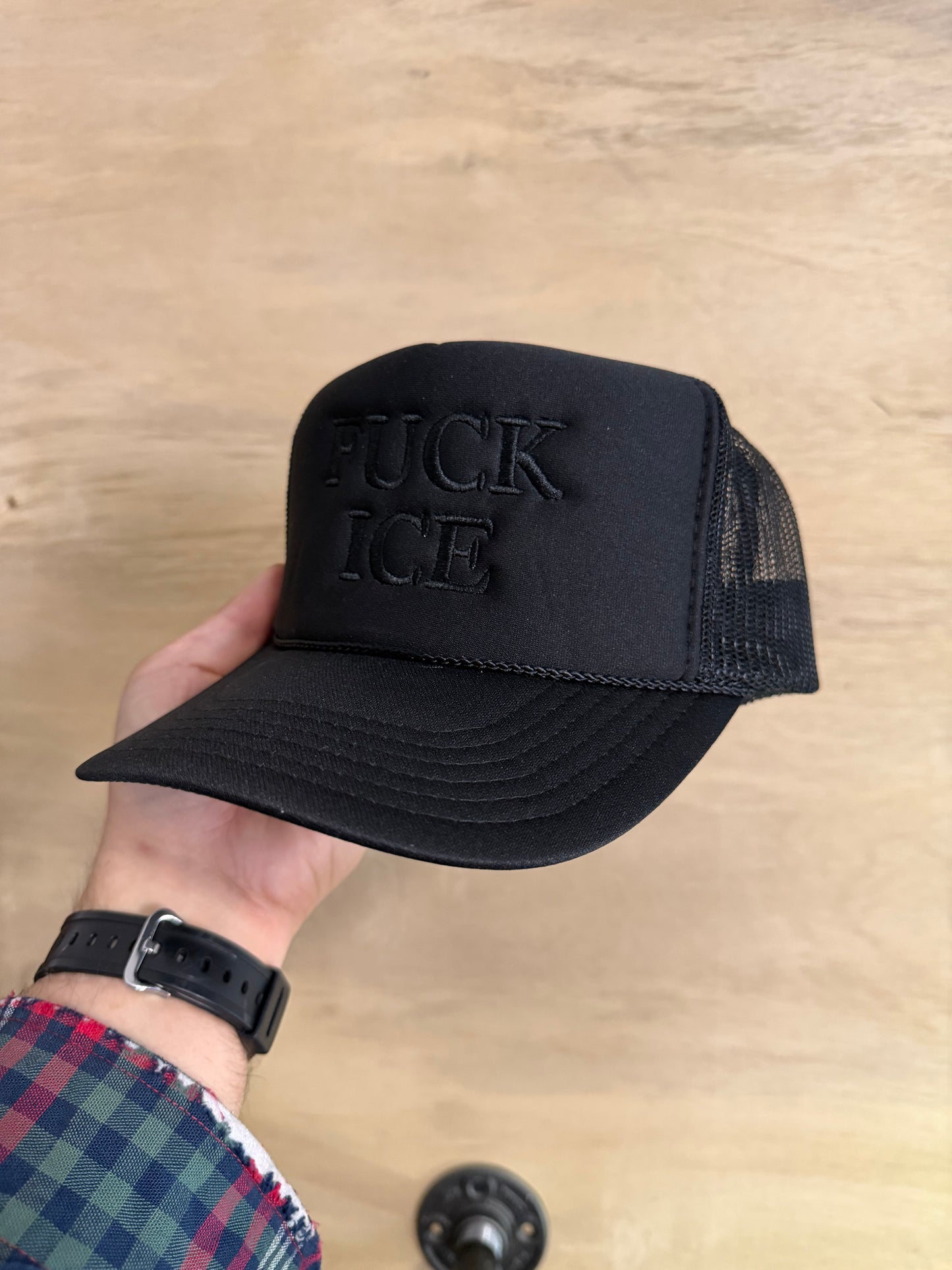 FUCK ICE (Black on Black)