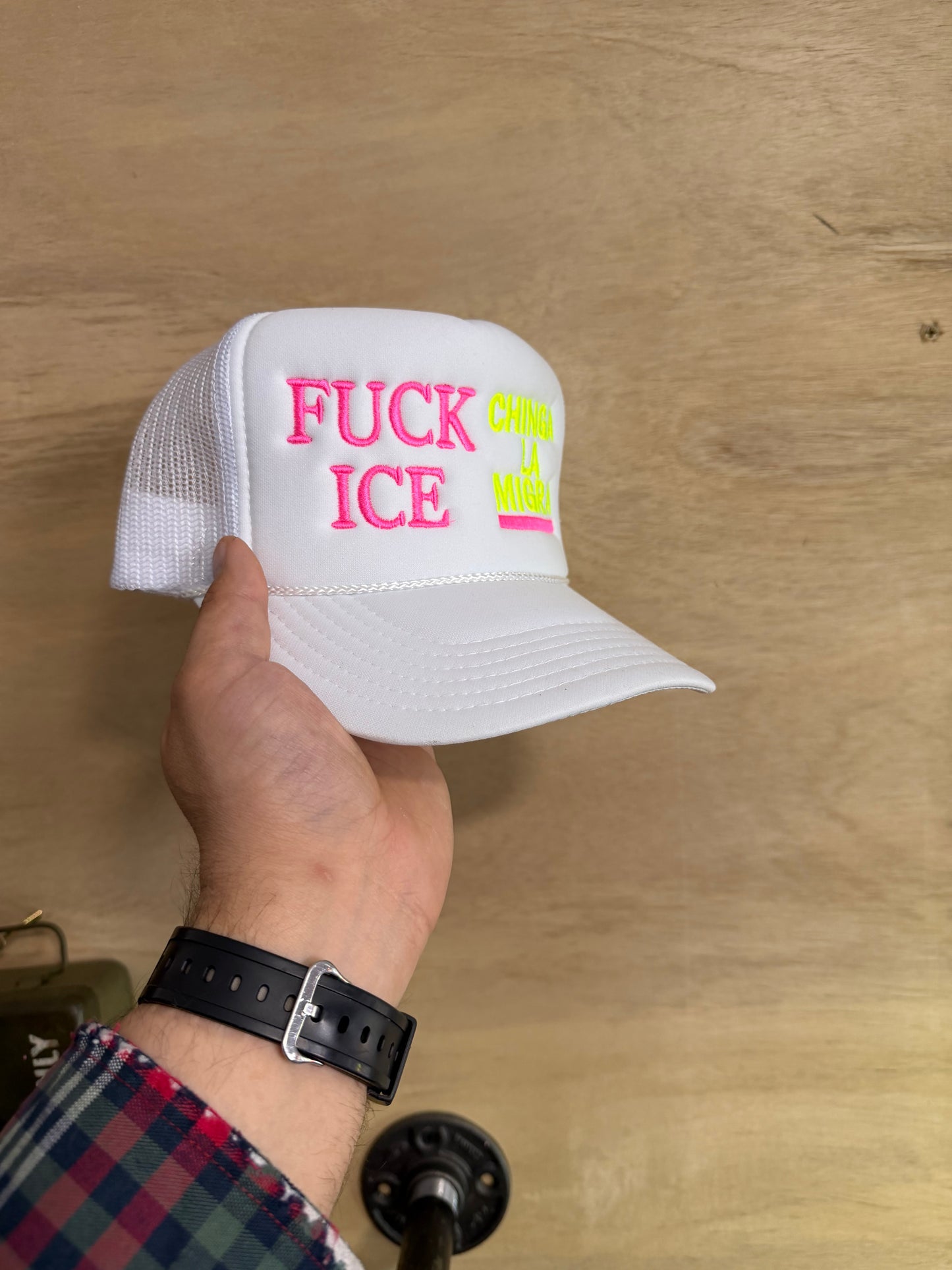 Fuck Ice x Chinga la Migra (White)