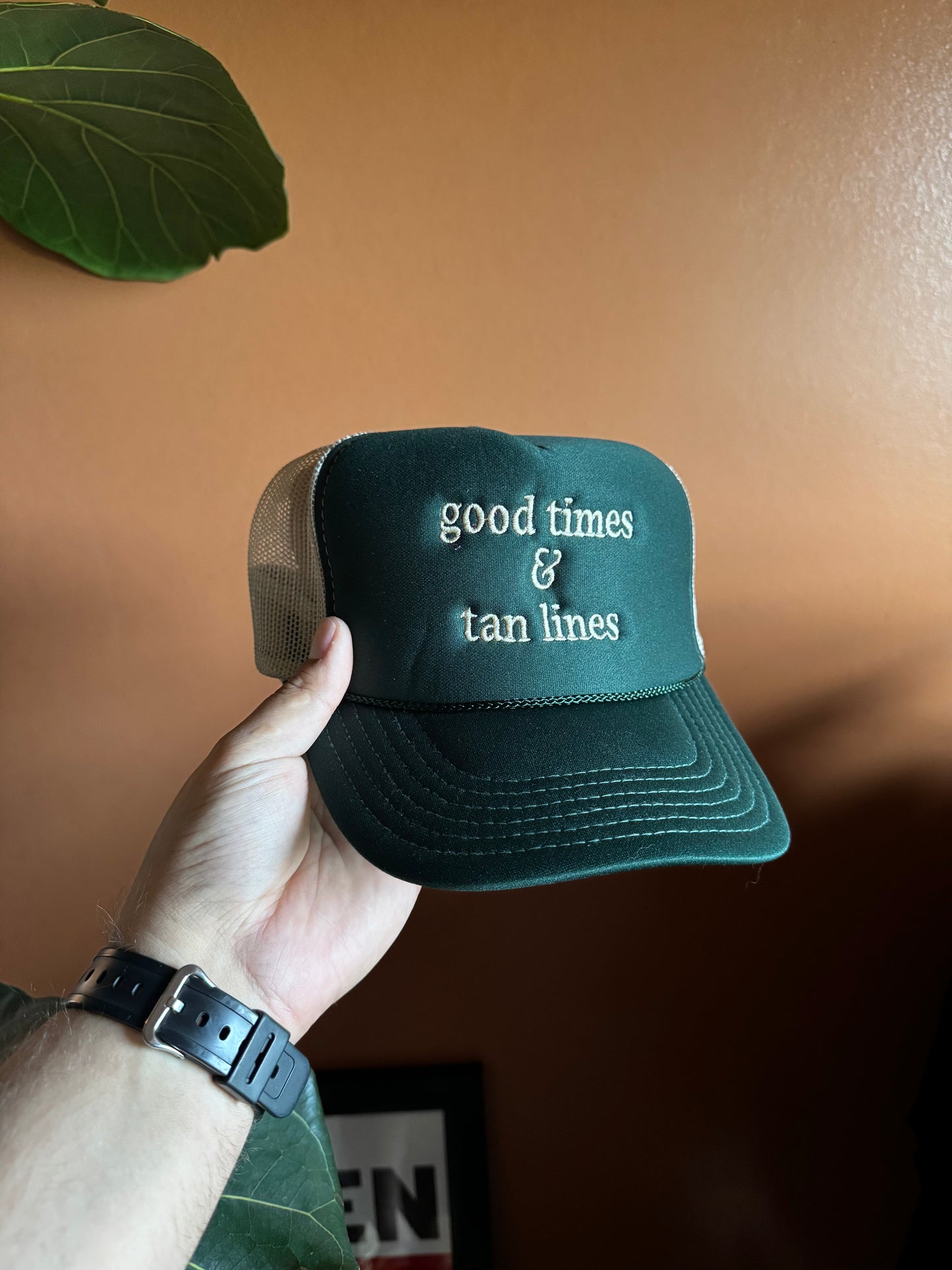 Good times & tan lines (Green/Tan)