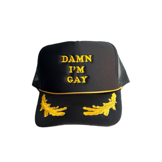 Damn I'm Gay Trucker Hat