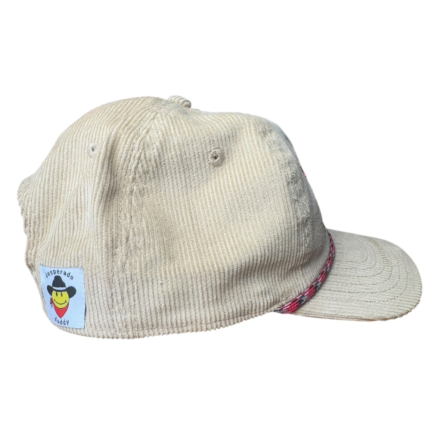 Enjoying the Process Corduroy Flat Bill Hat wabi-sabi