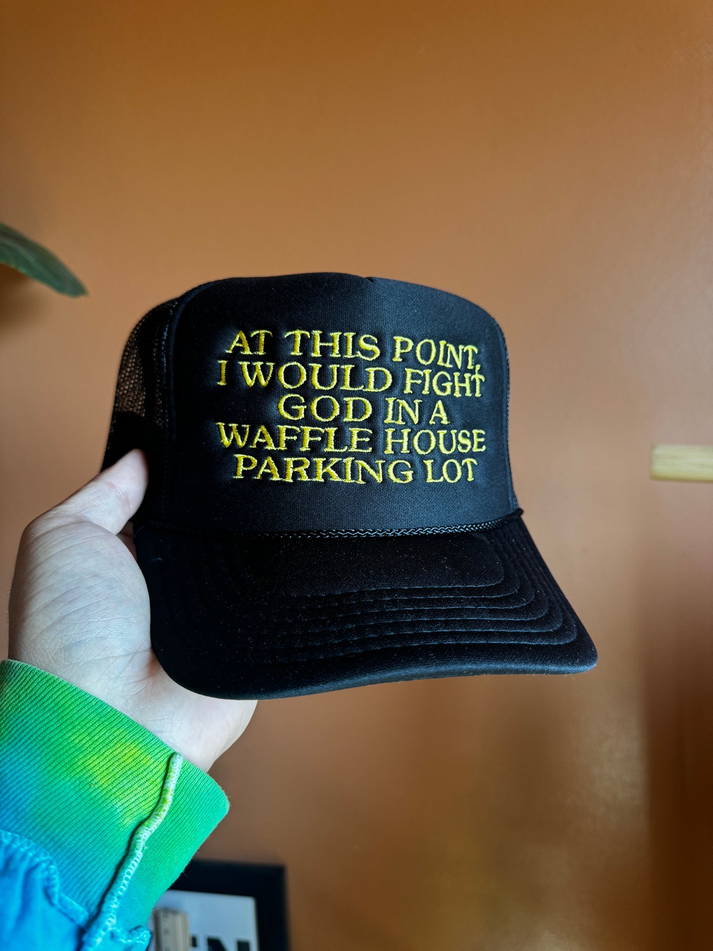 FIGHT GOD IN A WAFFLE HOUSE PARKING LOT