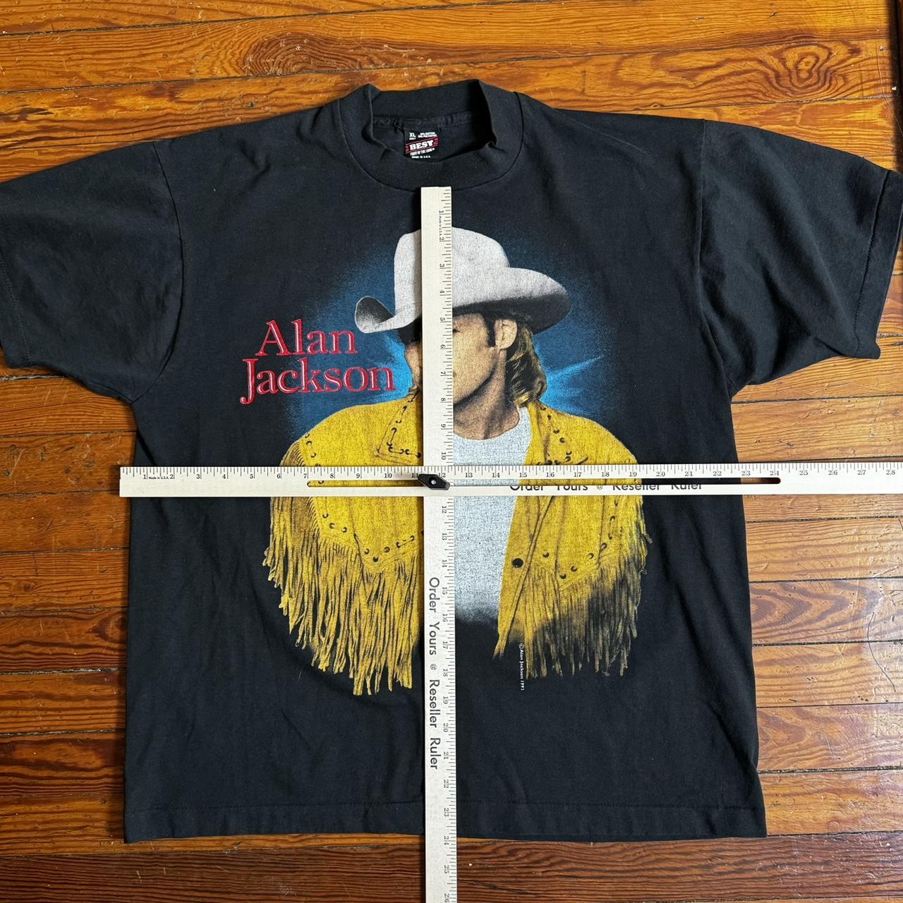1993 Alan Jackson A LOT ABOUT LIVING TOUR TEE XL