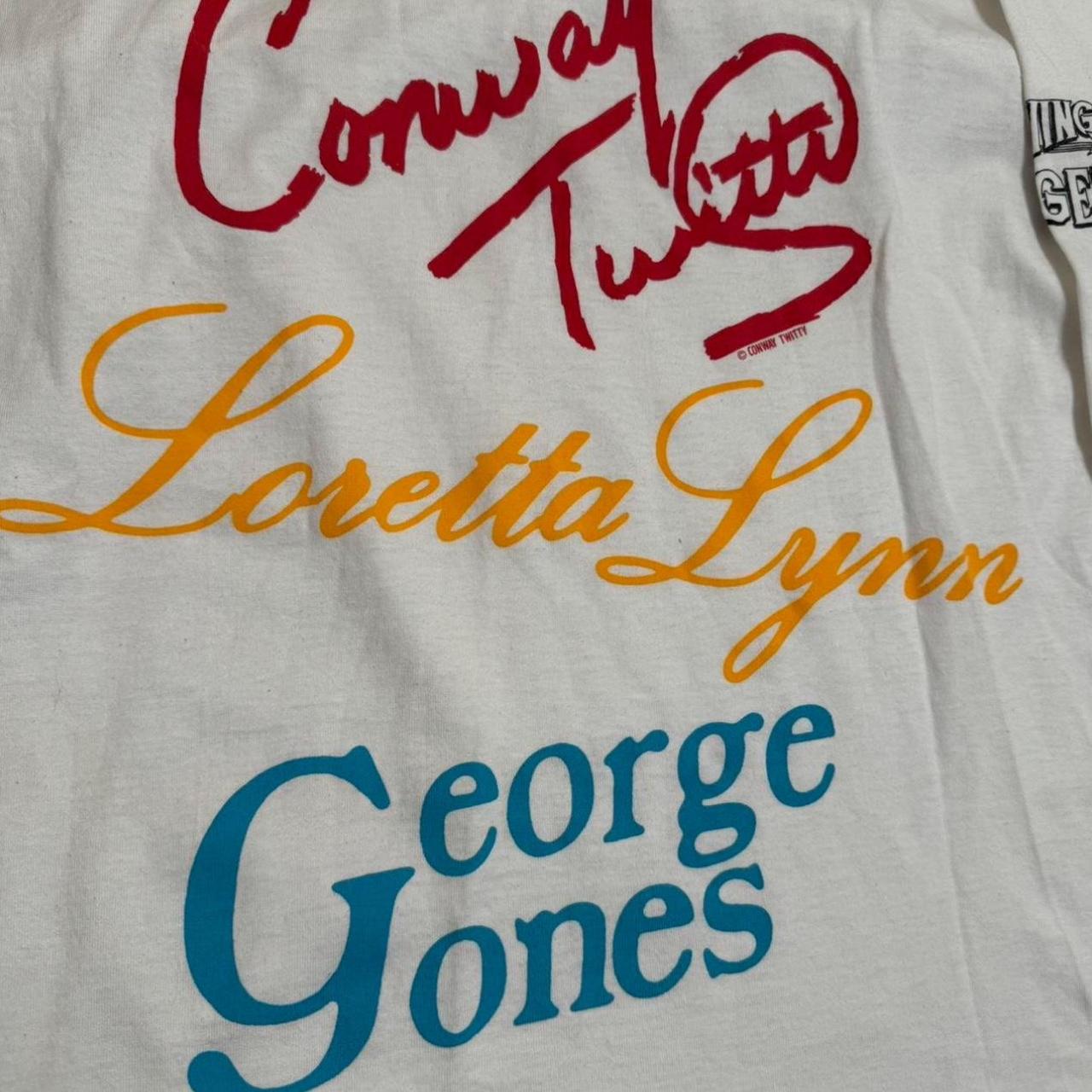 90s “LIVING LEGENDS” Conway Twitty x Loretta Lynn x George Jones