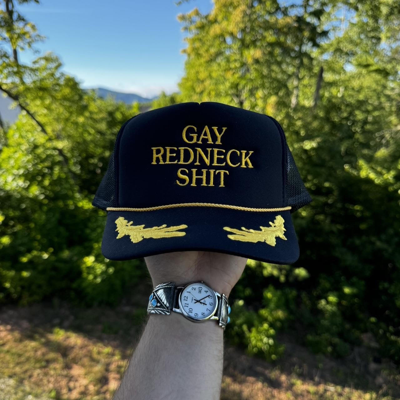 Gay Redneck Shit Trucker Hat
