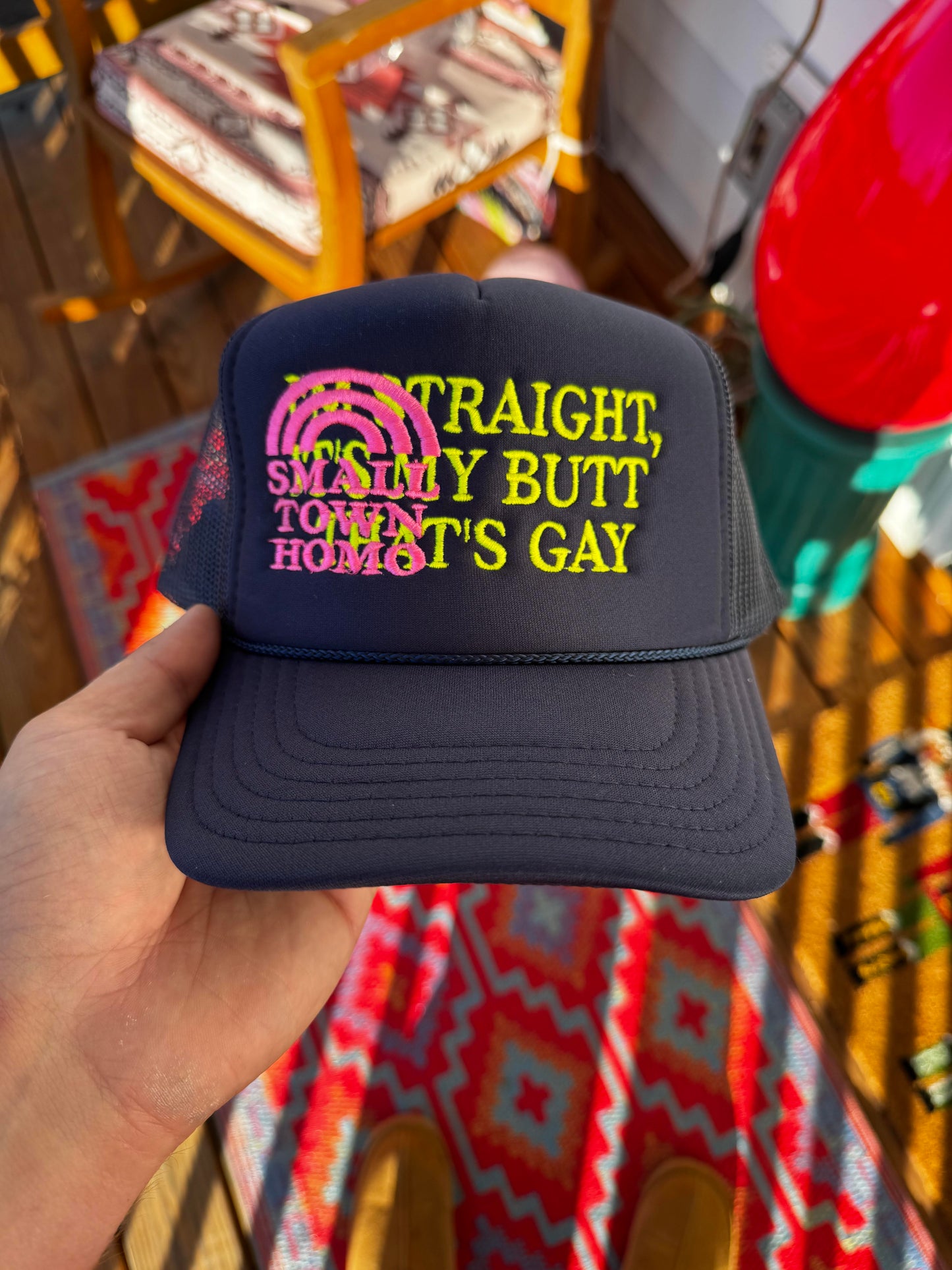 SMALL TOWN HOMO V2 X I'M STRAIGHT IT'S MY BUTT THAT'S GAY Wabi-Sabi #6921