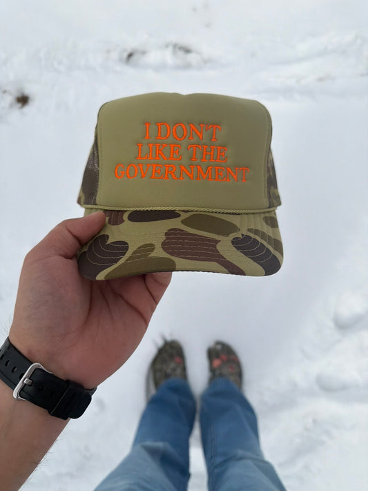 I don’t like the government (2-Tone Camo)