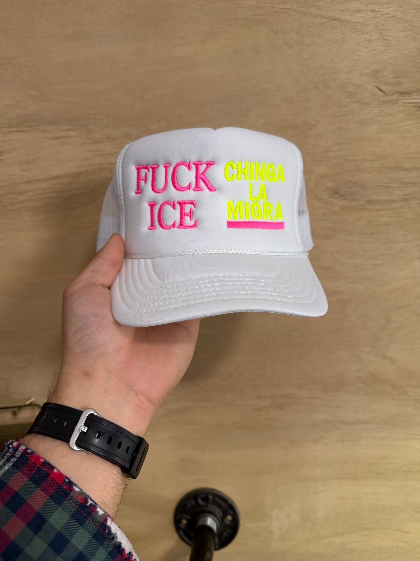 Fuck Ice x Chinga la Migra (White)