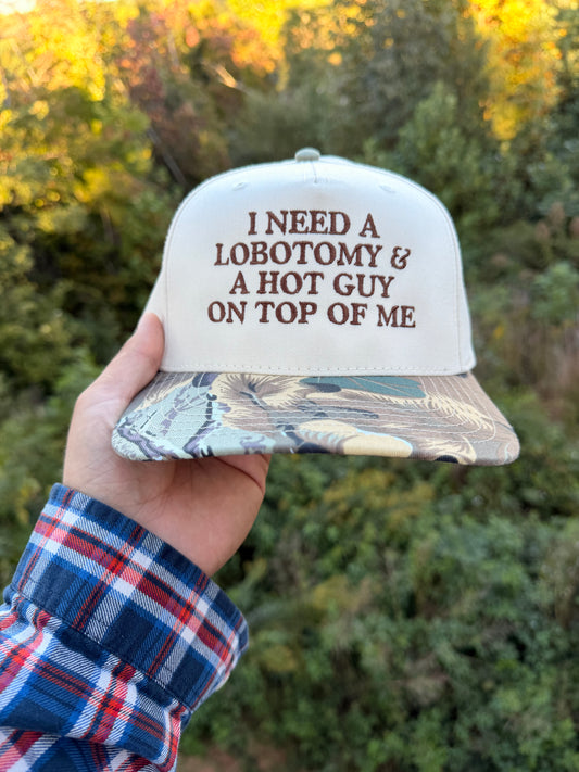 I need a lobotomy & a hot guy on top of me