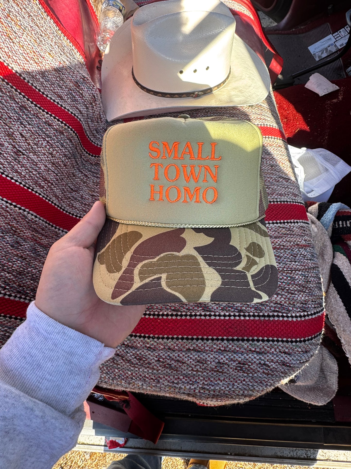 Small Town Homo (2 tone CAMO/Neon Orange)