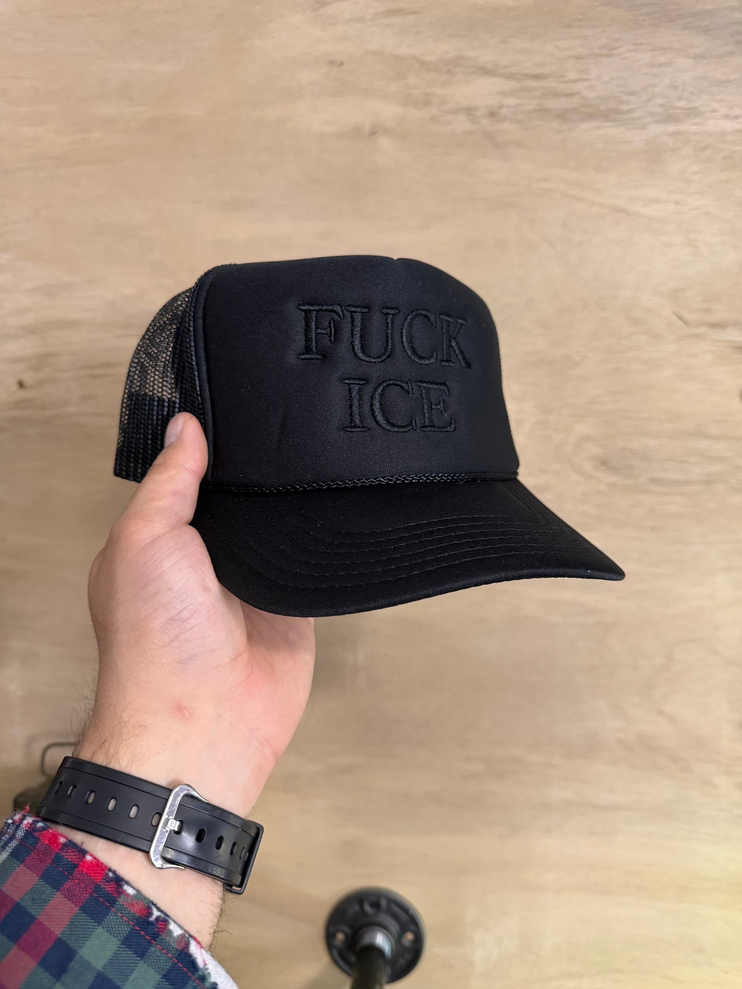 FUCK ICE (Black on Black)