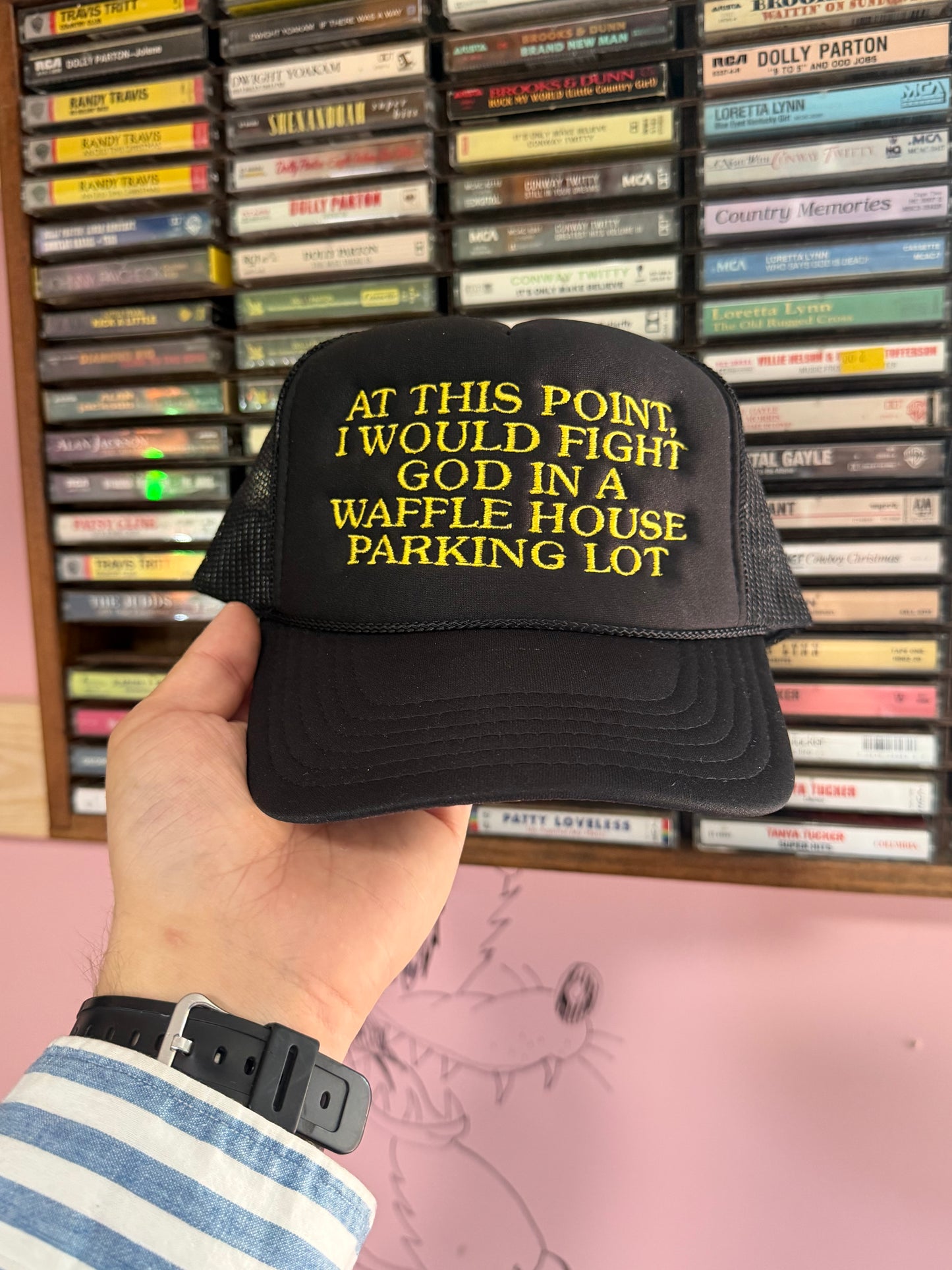 FIGHT GOD IN A WAFFLE HOUSE PARKING LOT