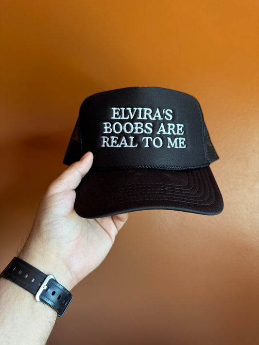Elvira’s boobs are real to me
