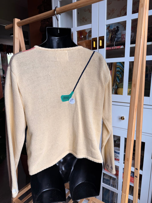 Vintage Golf Sweater