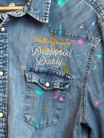Desperado Daddy Wabi Sabi Denim Pearl Snap