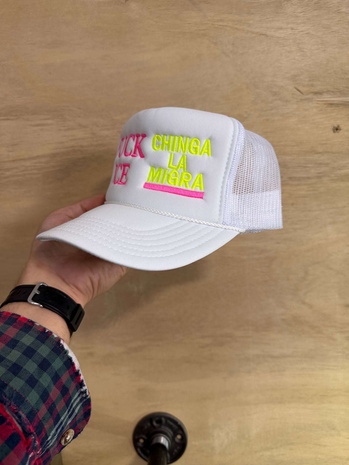 Fuck Ice x Chinga la Migra (White)