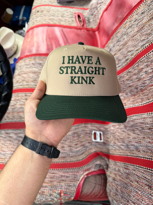 I have a straight kink (khaki/ Dk Gen)