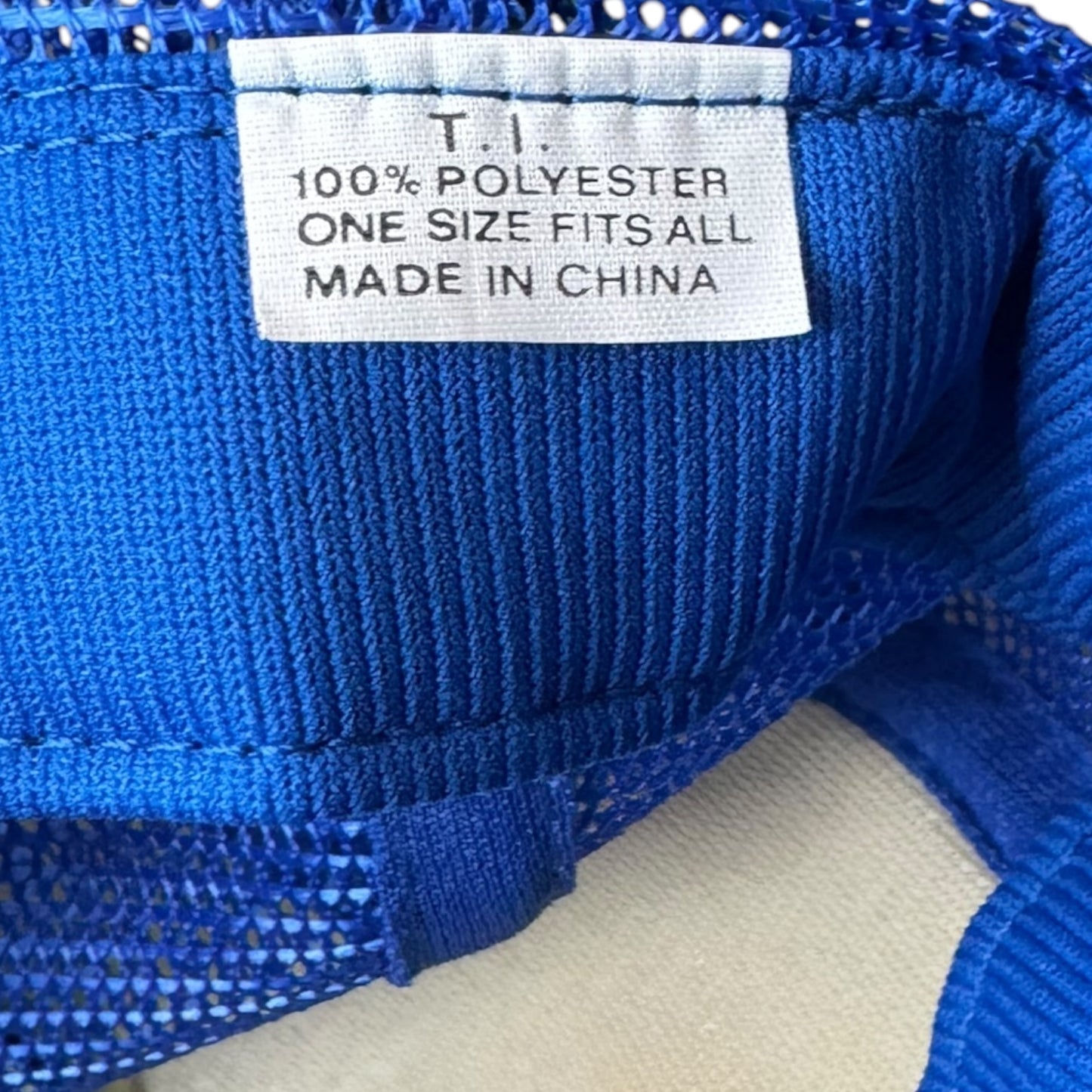 Vintage Blue Construction Hat
