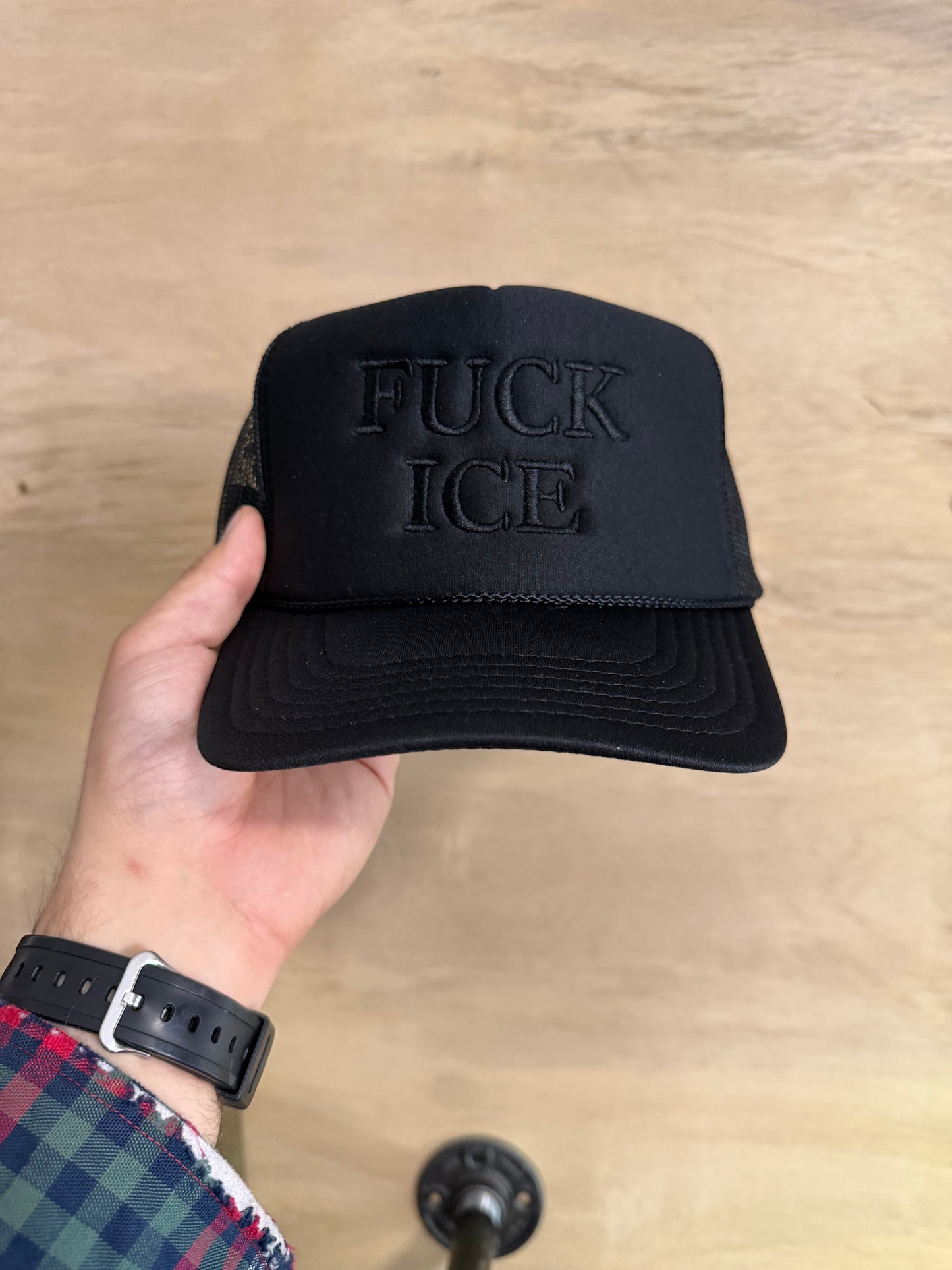 FUCK ICE (Black on Black)