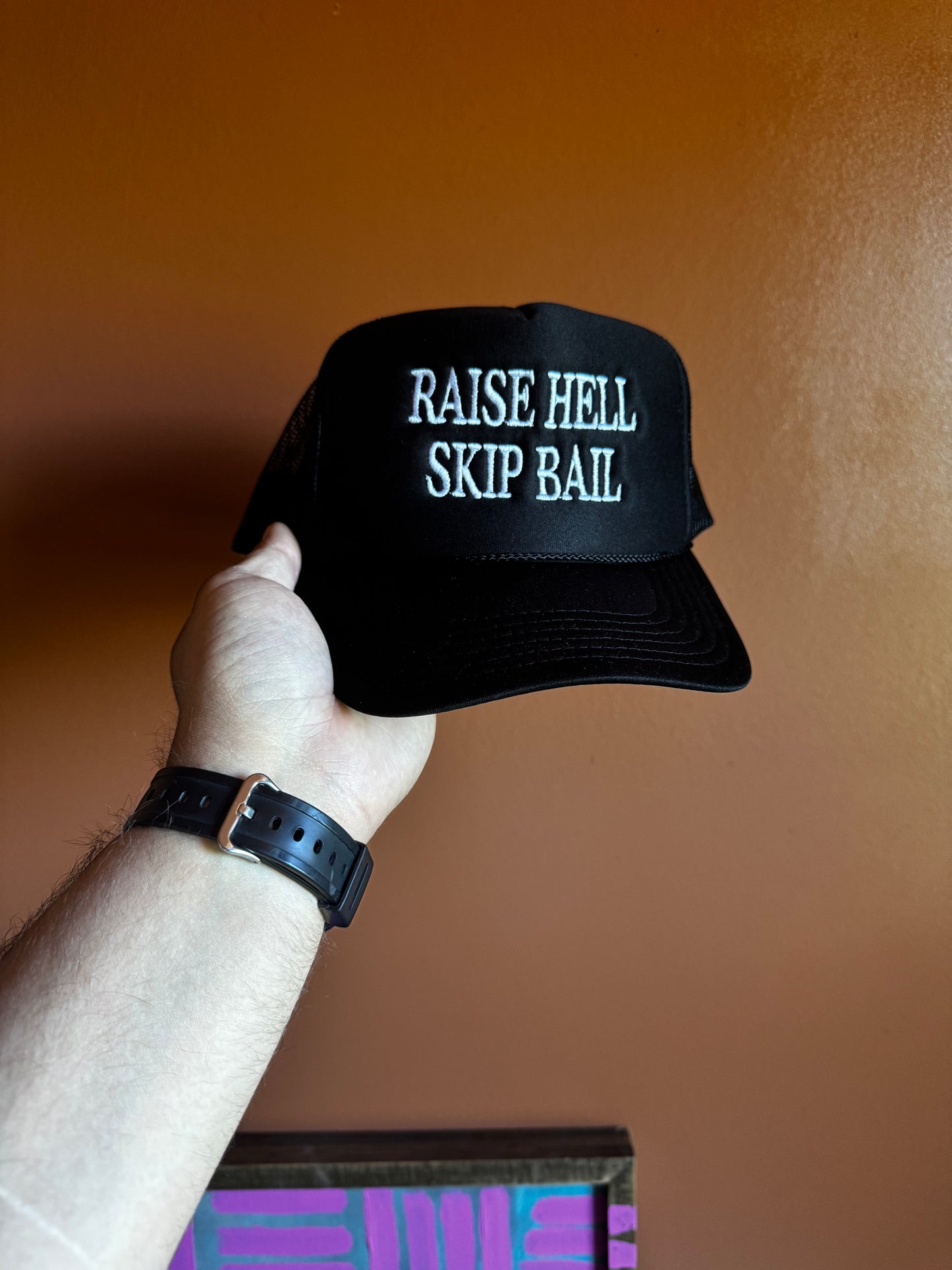 Raise Hell Skip Bail (Black)