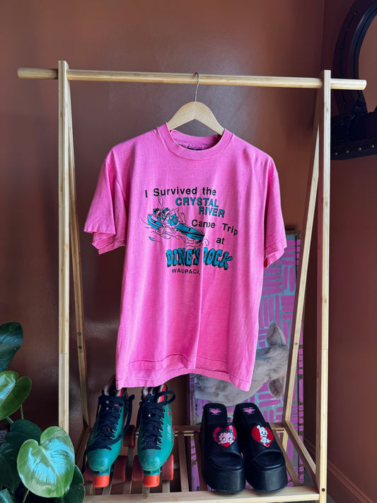 Vintage Crystal River Canoe Tee Size XL