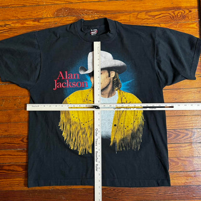 1993 Alan Jackson A LOT ABOUT LIVING TOUR TEE XL