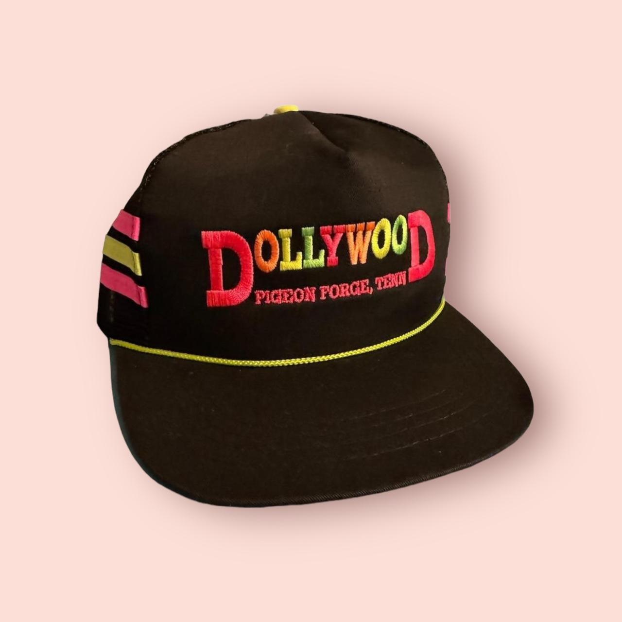 Vintage Dollywood Trucker Hat Neon