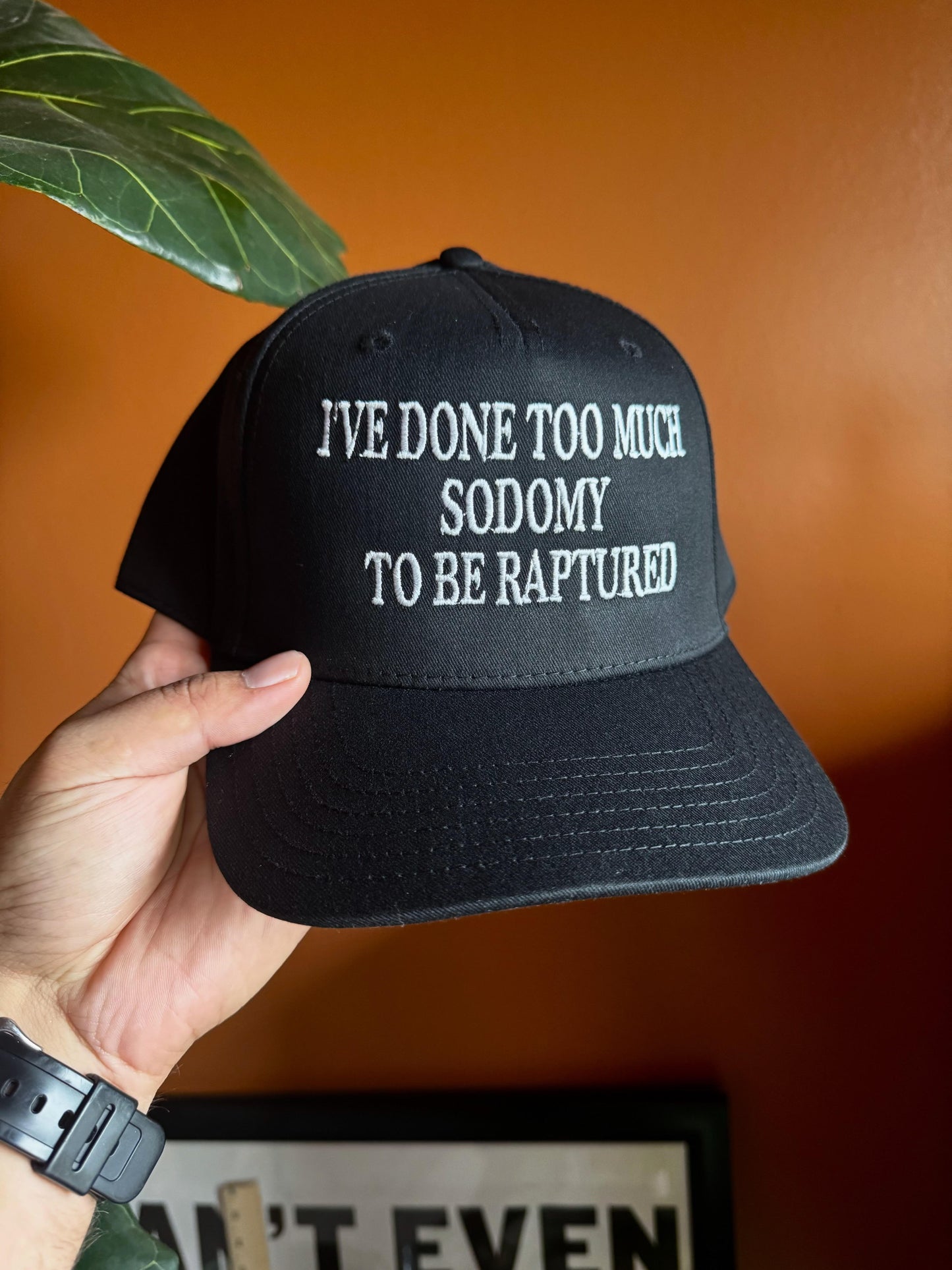 I'VE DONE TOO MUCH SODOMY TO BE RAPTURED